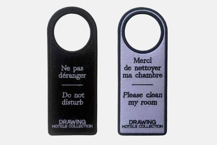 Accroche-porte en feutrine personnalisé