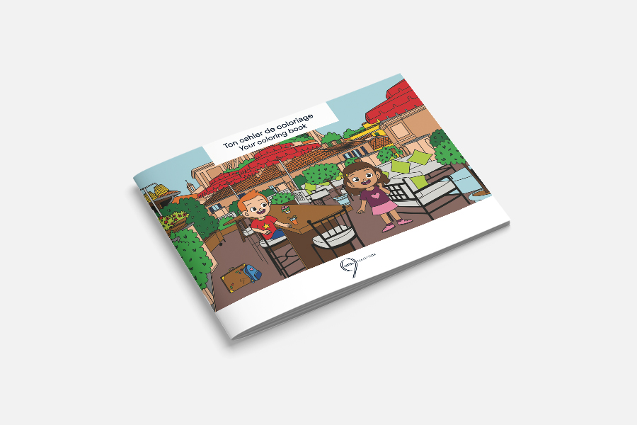 Cahier de coloriage personnalisé