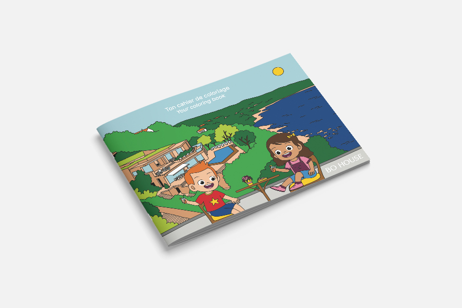 Cahier de coloriage personnalisé