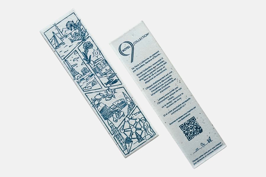 Custom seeded bookmark