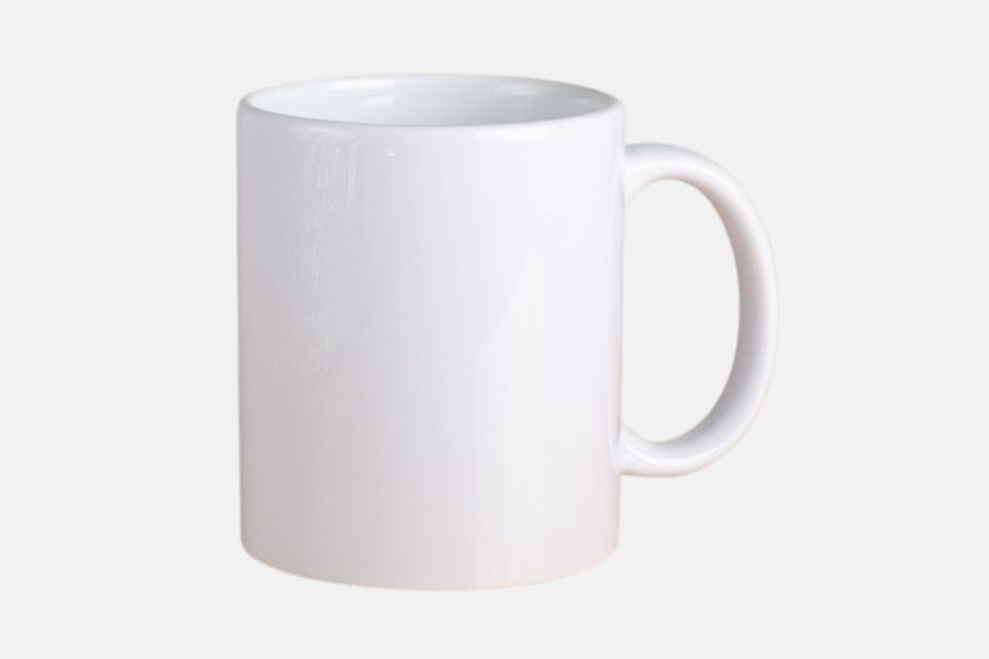 Mug droit personnalisable en céramique