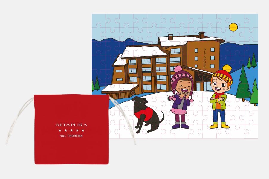 Custom promotional jigsaw puzzle