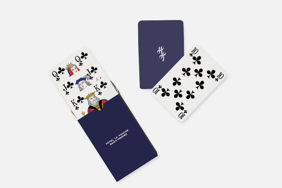 Custom printed playing cards
