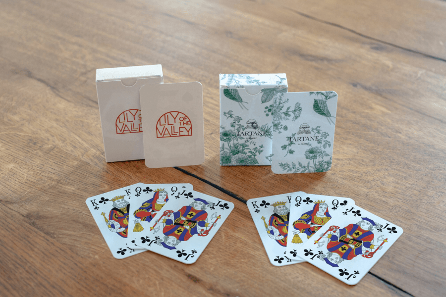 jeu de cartes personnalisé ; Custom printed playing cards