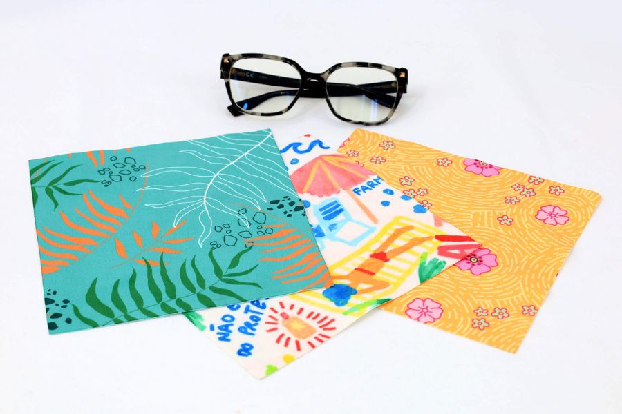 Chiffon à lunettes microfibre personnalisable