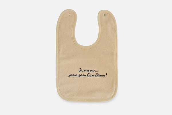 Bavoir bébé brodé - custom embroidered baby bib