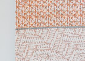 Custom handwoven cotton throw