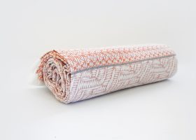 Custom handwoven cotton throw