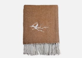 Personalized herringbone blanket