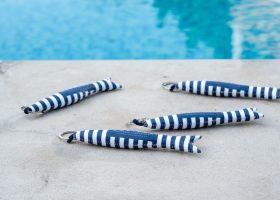 Fabric fish keychains