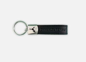 Custom leather and metal key chains - Porte-clés rectangulaires en cuir et métal