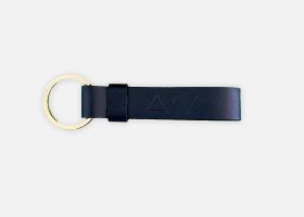 Custom long leather keyrings