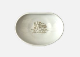 Customized porcelain soap dish