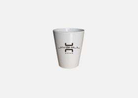 Customizable porcelain toothbrush cup