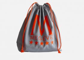 Hotel cotton laundry bag or shoes bag