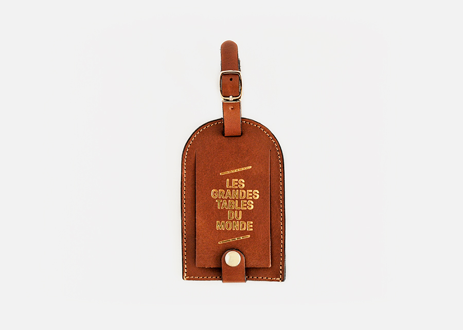custom leather luggage tags