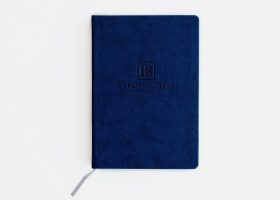 Custom luxury faux leather notebooks
