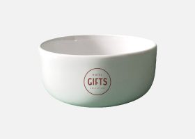 Custom porcelain pet feeder