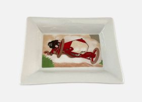 Vide-poche en porcelaine personnalisable