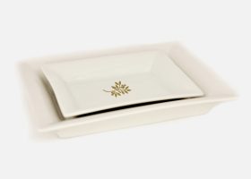 Vide-poche en porcelaine personnalisable