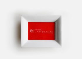 Vide-poche en porcelaine personnalisable