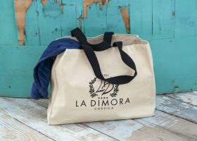 Cabas de plage en coton personnalisé