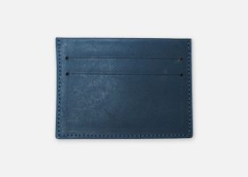 Porte-cartes rectangulaire en cuir