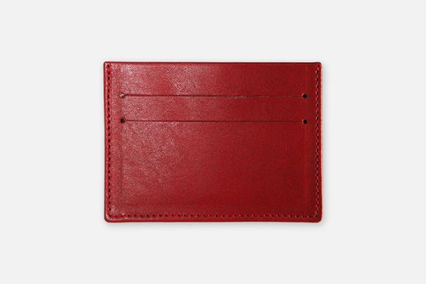 Rectangular leather card holder ;Porte-cartes rectangulaire en cuir