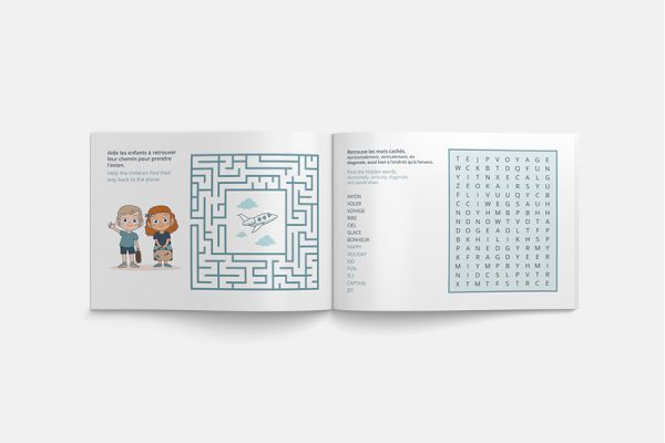 Custom fun activity book;Cahier d'activité personnalisé
