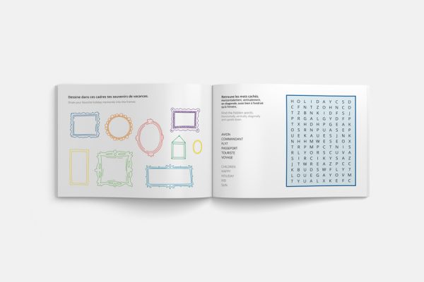 Custom fun activity book;Cahier d'activité personnalisé