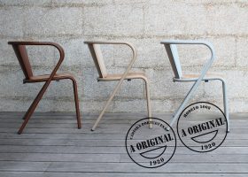 5008 Portuguese chair in steel and wood