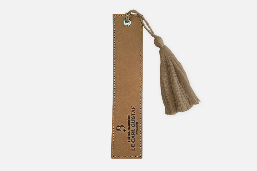 The Classic leather bookmark with Tassel