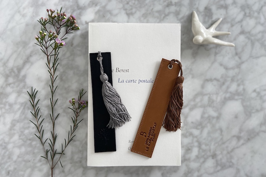 Custom Leather Bookmarks with Tassels - custom debossed logo tassel leather  bookmarks, Keychain & Enamel Pins Promotional Products Manufacturer