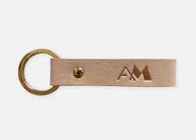 Vegtan long leather keyrings