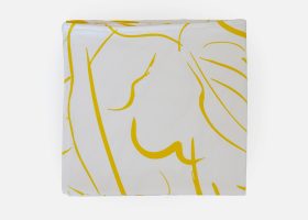 Printed terry fouta