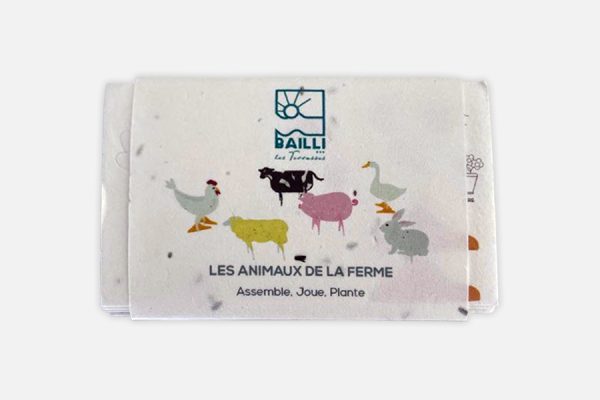 custom plantable farm friends; Animaux de la ferme à planter