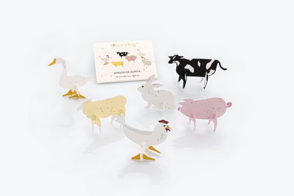 custom plantable farm friends ; Animaux de la ferme à planter