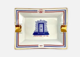 Printed big rectangular ashtray