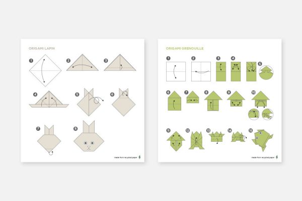 kit origami personnalisé ; custom origami kit