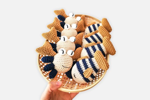 Doudou en crochet personnalisé ; Custom crochet toys