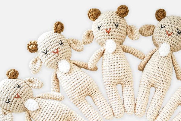 Doudou en crochet personnalisé ; Custom crochet toys