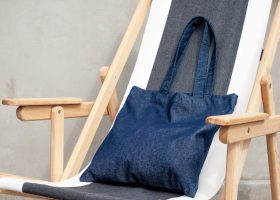 Tote bag en jean personnalisé