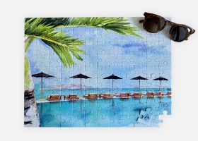 Puzzle personnalisé pour hôtels;Custom promotional jigsaw puzzle