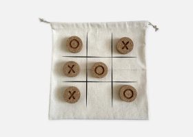 Jeu du morpion personnalisable en liège ; Custom tic-tac-toe game