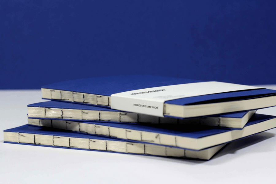 Carnets à reliure personnalisés ; Custom hand bound notebook