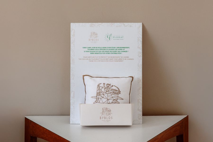 Custom "Do not change my linen" pillow