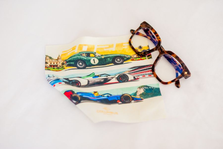 Custom microfiber glasses cloth