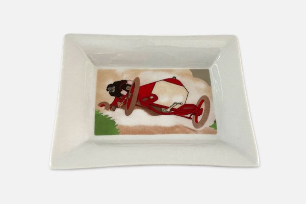 vide-poche en porcelaine personnalisable ; Custom porcelain trinket tray