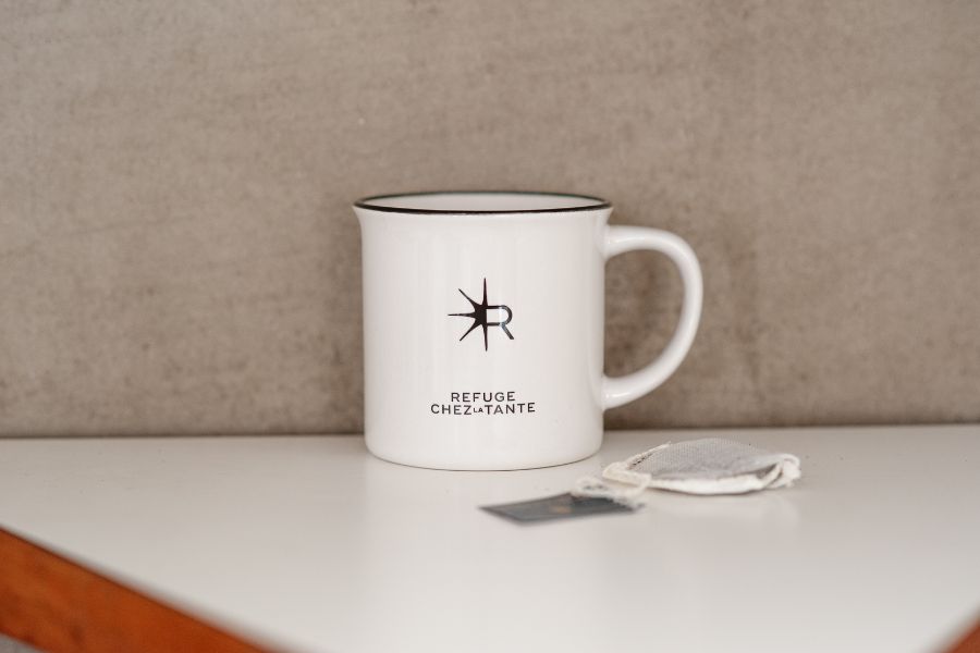 Mug vintage personnalisable en céramique