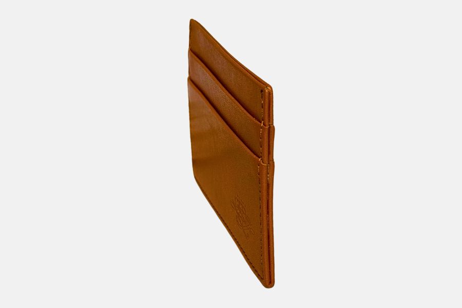 Porte-cartes rectangulaire en cuir